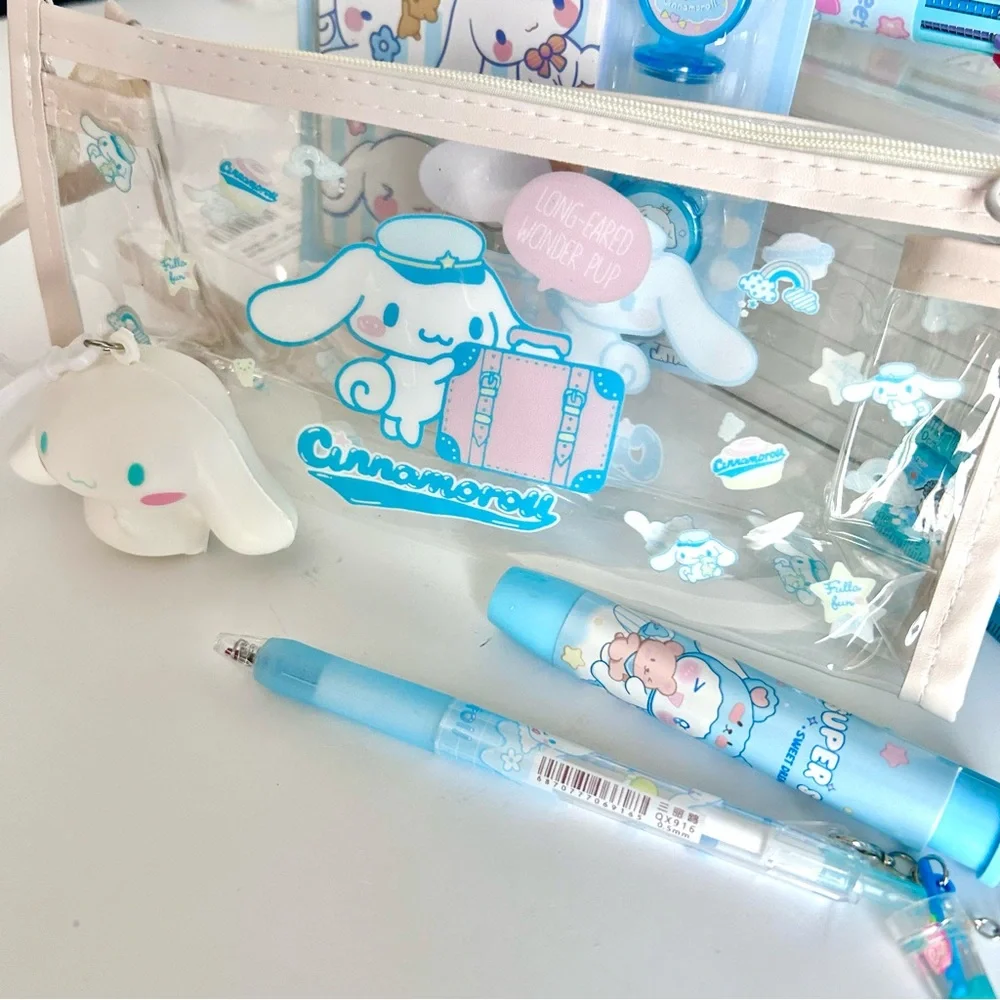 🩵(CIN328) Cinnamoroll Adorable 10-Piece Pencil Case Bundle! - Picture 2 of 11